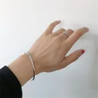 Новый женский геометрический браслет, цельный браслет-цепочка, длинный металлический браслет для мужчин и женщин, 2020
