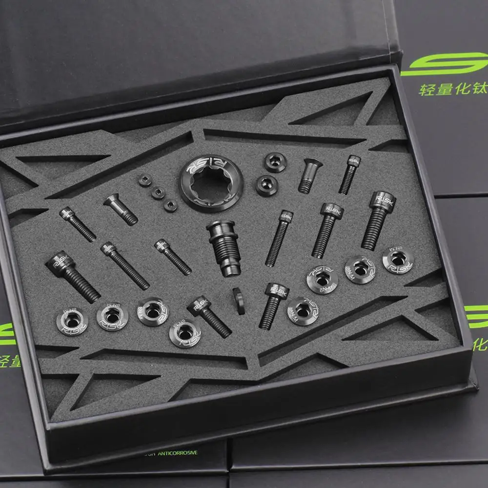 RISK RT124 M7000/8000 11/22 speed transmission kit oil brake titanium alloy screw upgrade kit upgrade parts lightweight and no r
