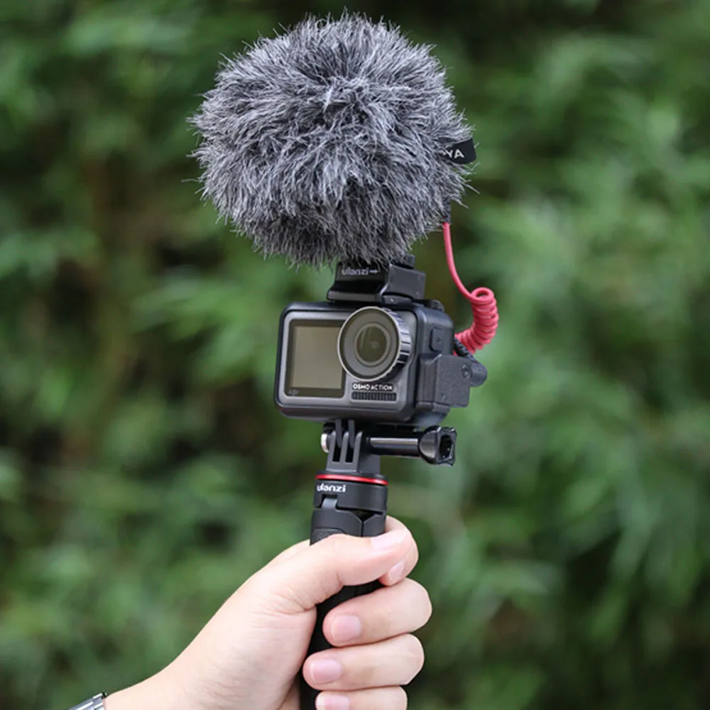 CYNOVA DJI Osmo экшн микрофон адаптер 3 5 мм/USB C Аудио Внешний мм крепление для микрофона