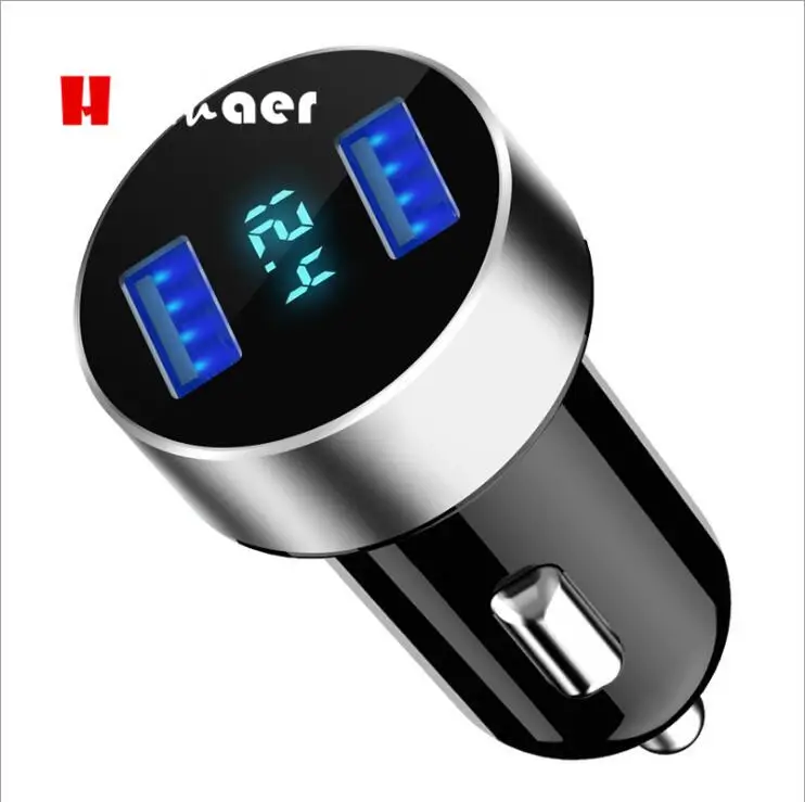 3.1A автомобильное зарядное устройство USB быстрая зарядка 12-24 в прикуриватель