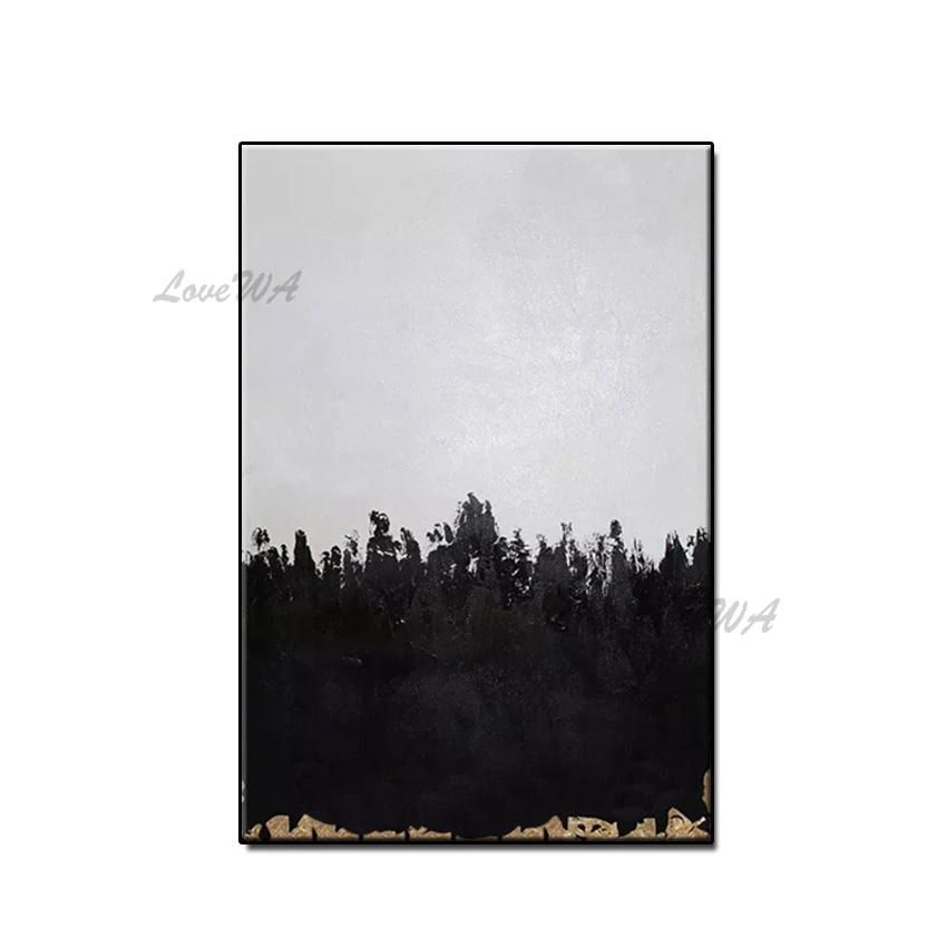 

Abstract Modern Art Black Color Paintings Modern Art Oil Painting Reproductions Hand Painted Artwork Home decoration Unframed