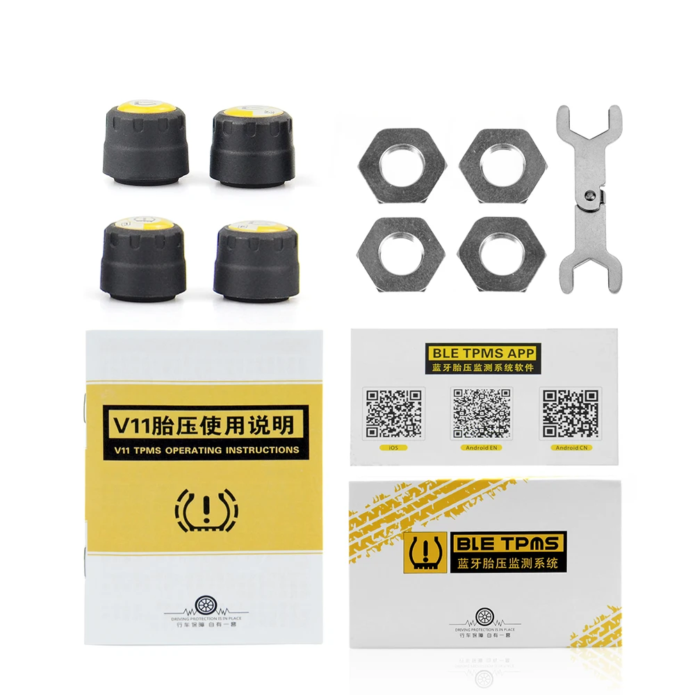 TPMS Bluetooth 4 0/5 0 универсальный внешний датчик давления в шинах Поддержка IOS Android