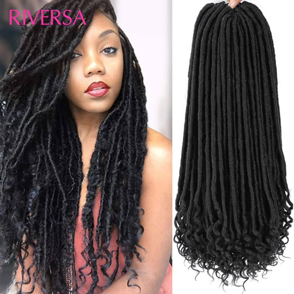 

20inch Goddess Faux Locs Crochet Hair Ombre 1B 27 30 BUG# Straight Faux Locs Distressed Locs Crochet Hair Braids for Black Women