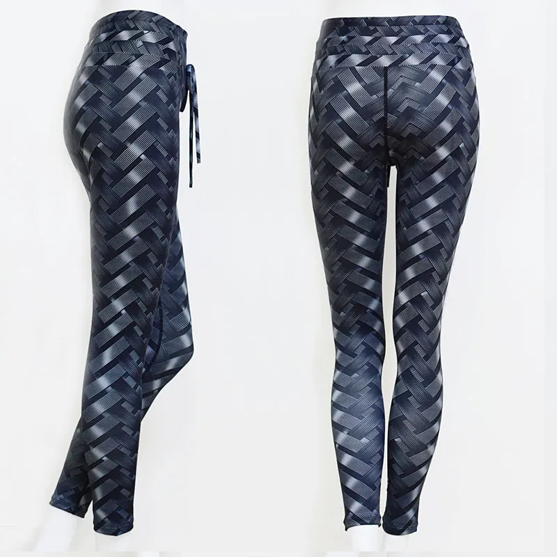 

New Print sport leggings sport fitness yoga leggings yoga pants quick dry yoga pants sport women booty pants capri sports pant