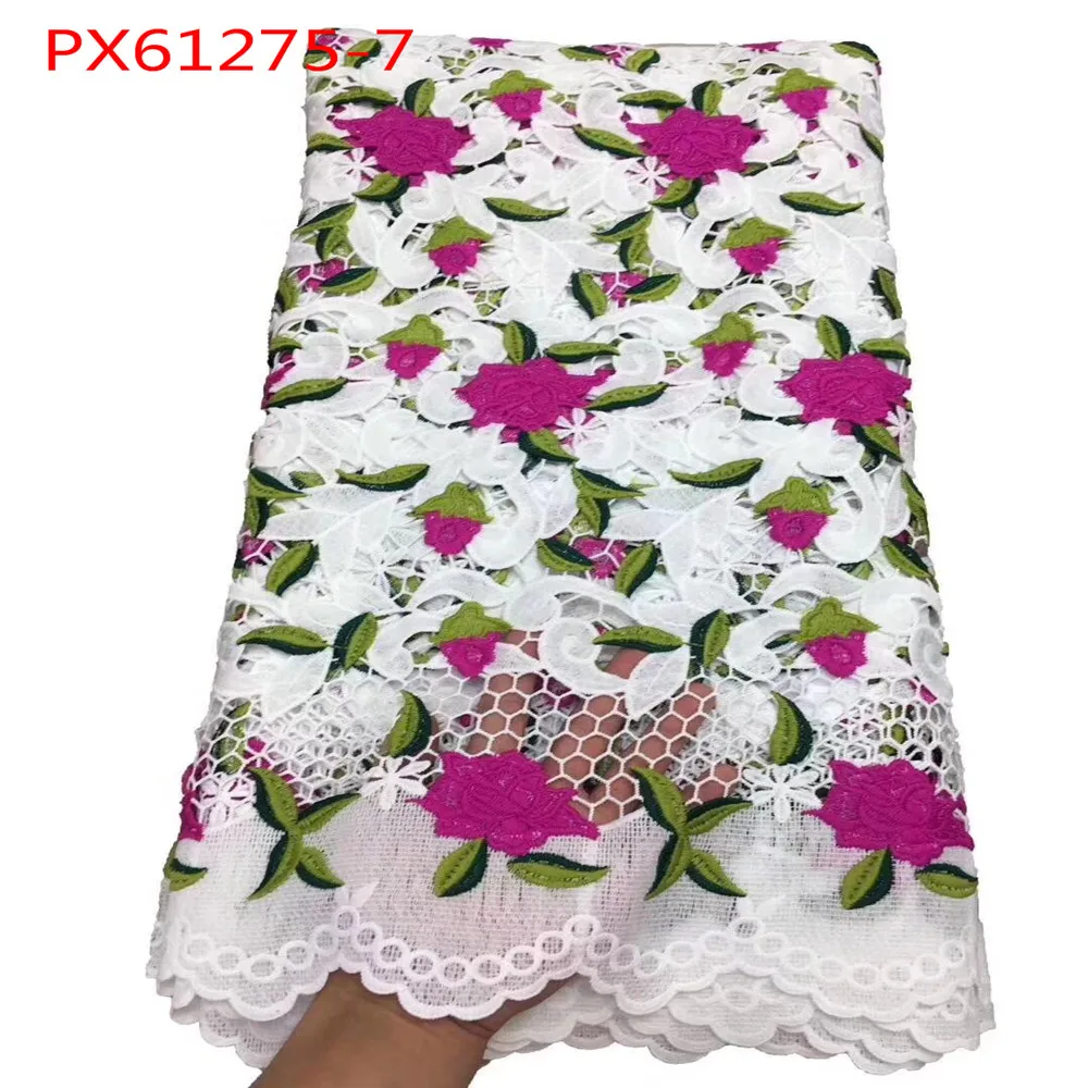 High quality On sale Wholesale red embroidery cord lace Dress Girl Elegant Lace Party