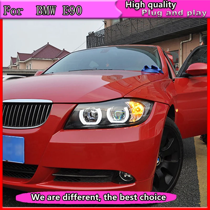 Автомобильный головной светильник s Для BMW E90 фары 318i 320i 325i светодиодный
