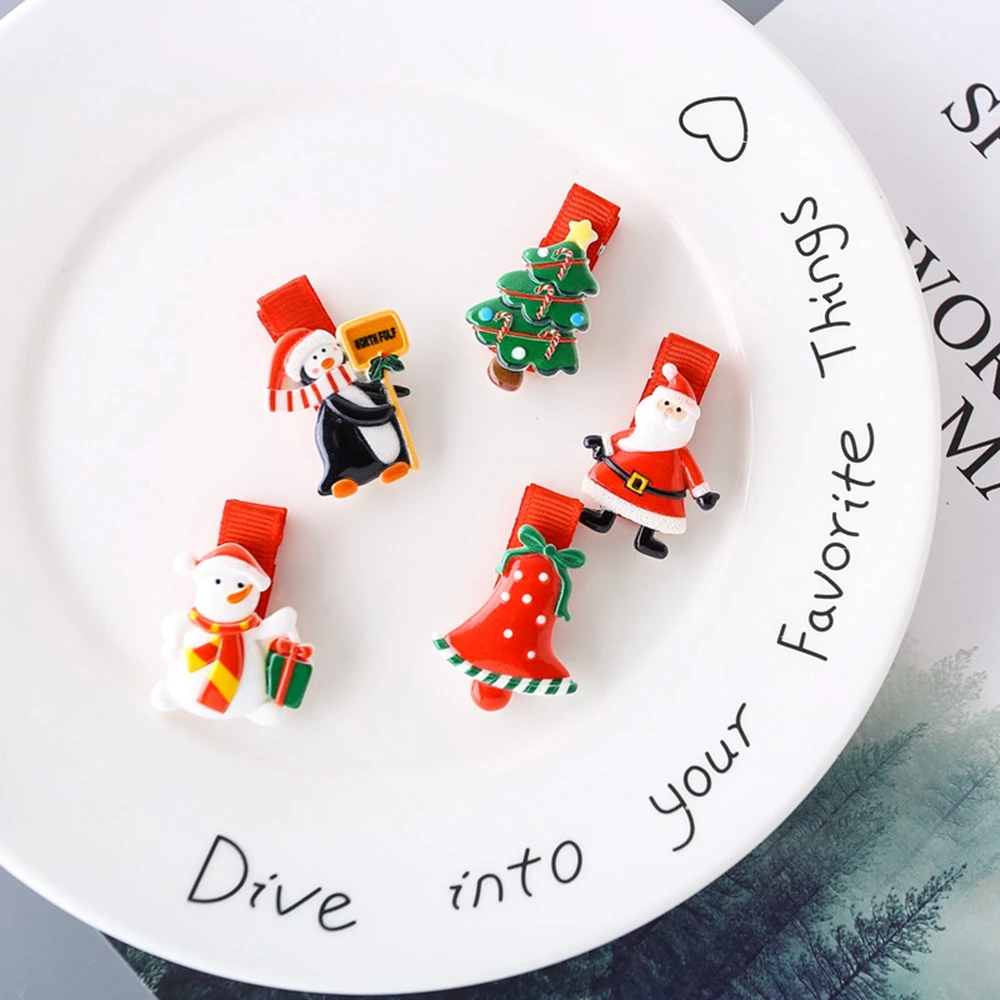 Женские заколки для волос в рождественском стиле цвет ассортименте| |