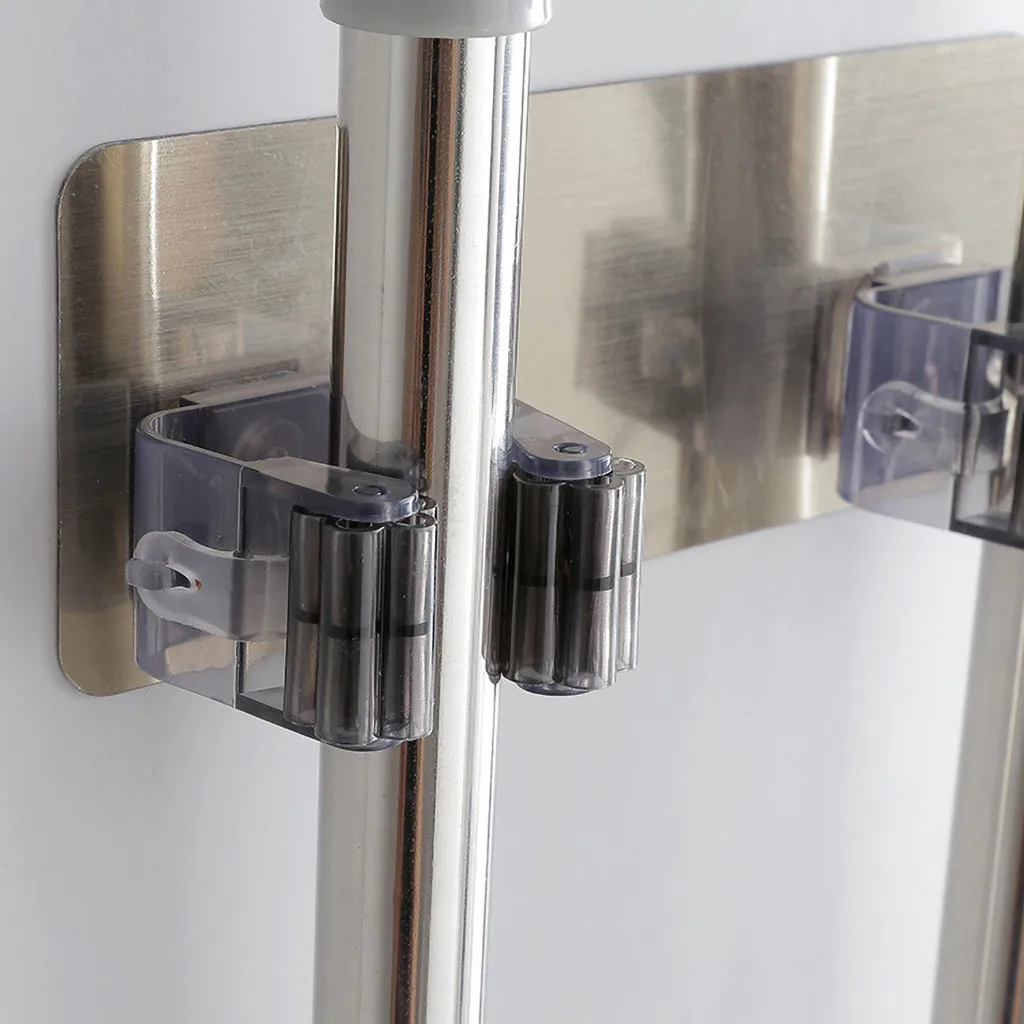 Многофункциональный настенный держатель для швабры крючок на присоске без