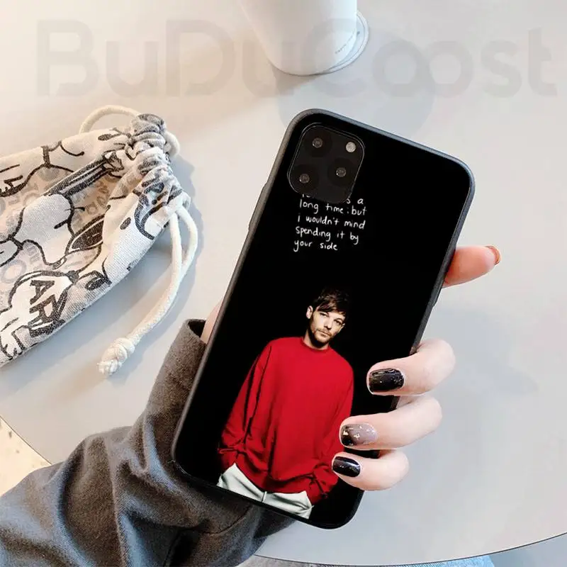 

One Direction Louis Tomlinson Soft Silicone Phone Case For iphone 5C 5 6 6s plus 7 8 SE 7 8 plus X XR XS MAX 11 Pro Max Cover