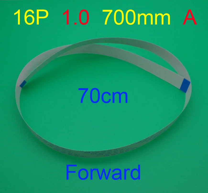 

10X Новый FFC FPC плоский гибкий кабель 1,0 мм шаг 16 pin 16pin вперед длина 700 мм ширина 17 мм ленточный гибкий кабель