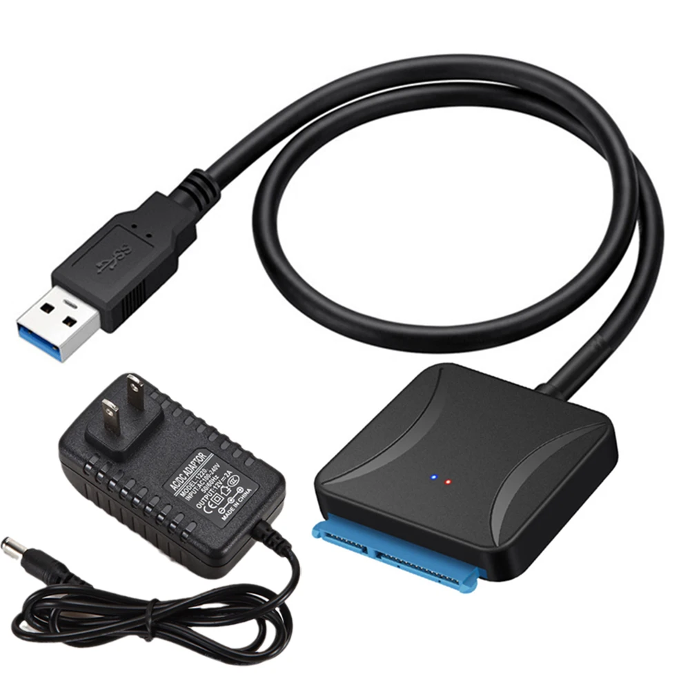 

Переходник SATA/USB 3,0 для жесткого диска 3,5/2,5 дюйма, 12 В, 2 А