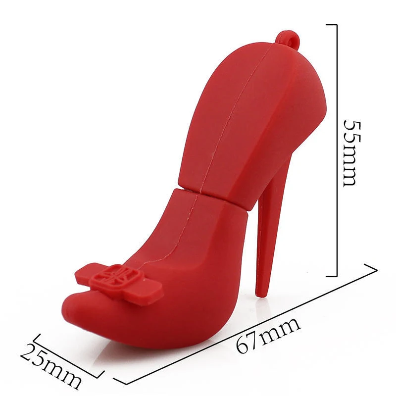 

high-heeled shoes USB Flash Drive Memory U Disk 16GB 32GB 64GB Card Stick Gift Pendrive Key Creativo Gift for lady