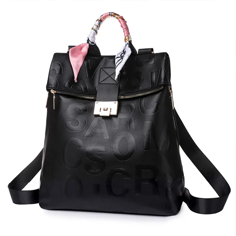 

Women's Designer Backpack Casual Back Pack for Women High Quality Leather Backpacks Female School Bags for Teenage Girls Sac 50