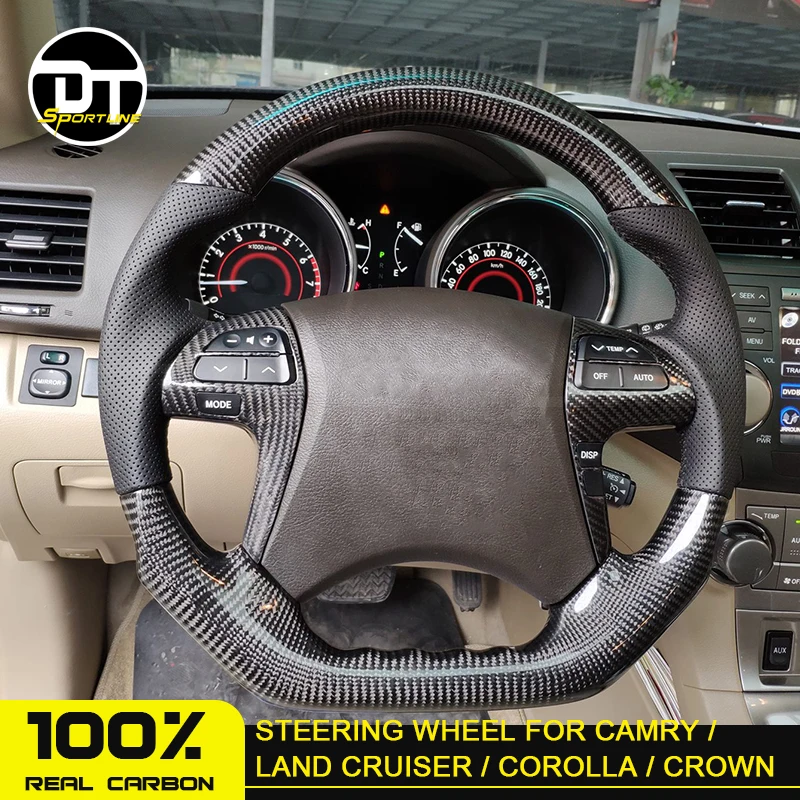 Высококачественное рулевое колесо из углеродного волокна для Corolla Camry замена Toyota