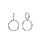 Женские круглые серьги-кольца CKK, из стерлингового серебра 925 пробы, 100%