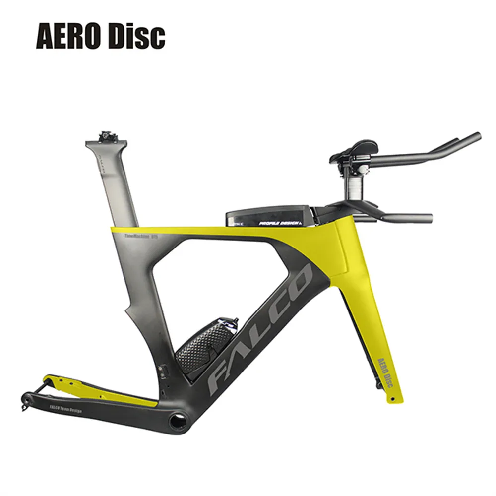 Бесплатная доставка falco желтая краска аэродинамический Триатлон велосипед
