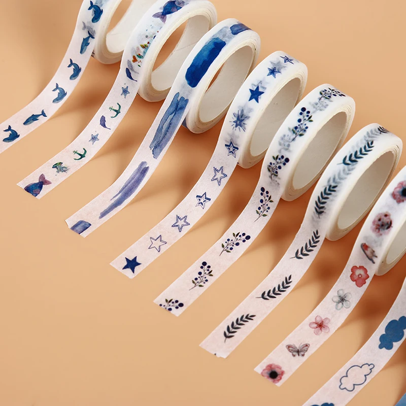 1 Roll Mini Tape Series Stickers Retro Release Paper Tapes Diary Label DIY Craft Decorative Scrapbooking Masking Sticker | Дом и сад