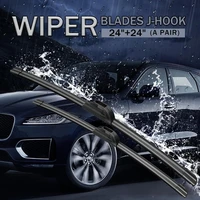 car wiper blade for jeep cherokee 2014 2015 2016 2017 2018 front windscreen windshield rubber 1 pair 24 24 j hook
