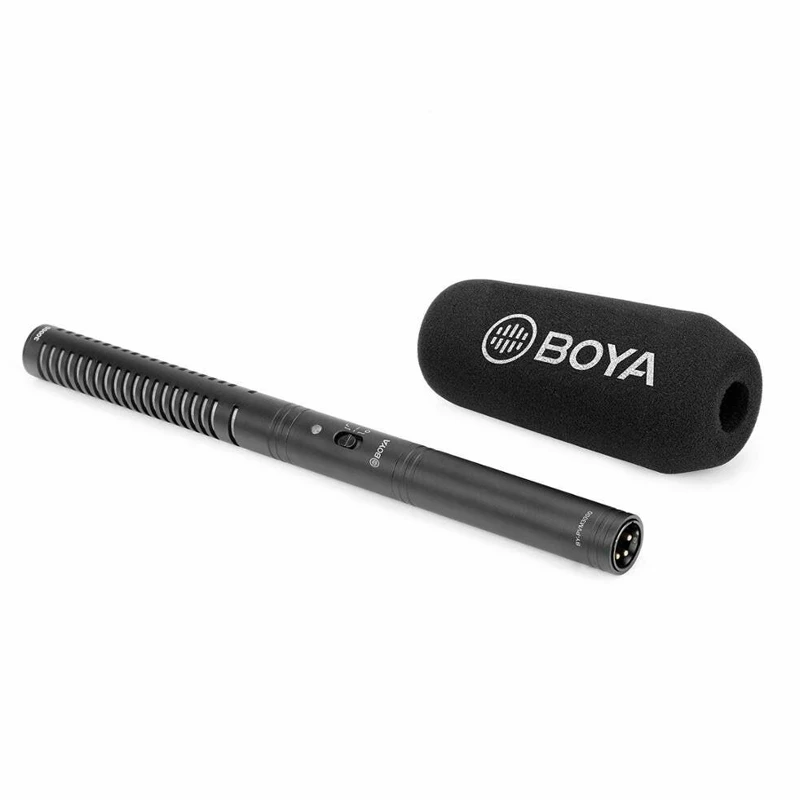 

BOYA BY-PVM3000 S M L Professional Supercardioid Condenser Camera Microphone Mic for Video Recording Intervidew Broadcast DSLR