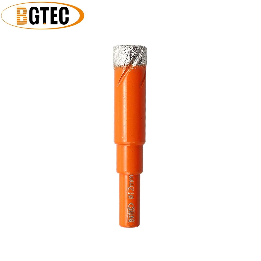 BGTEC 2 шт. Круглый хвостовик 12 мм Вакуумные Паяные алмазные сверла для керамической