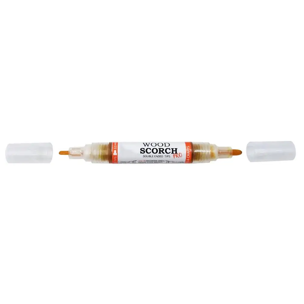 

Scorch Pen Marker Double Head Wood Burning Pen Wood Burned Marker Pen For DIY Projects Easy Application