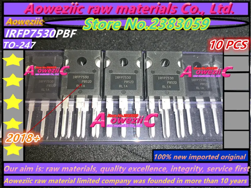 

Aoweziic 2018+ 100% new imported original IRFB7530PBF IRFB7530 TO-220 IRFP7530PBF IRFP7530 TO-247 N-channel FET 195A 60V