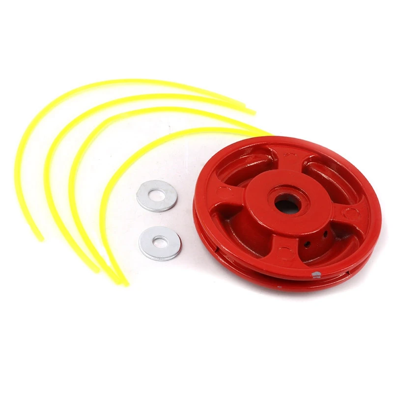 

Aluminium Alloy 16mm Universal Grass Trimmer Head Brush Cutter Strimmer Lawn Mower Accessory with 4 Trimmer Line