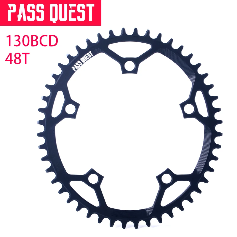 Звездочка для велосипеда PASS QUEST звено велосипедной цепи овальная 42-52 зуб.