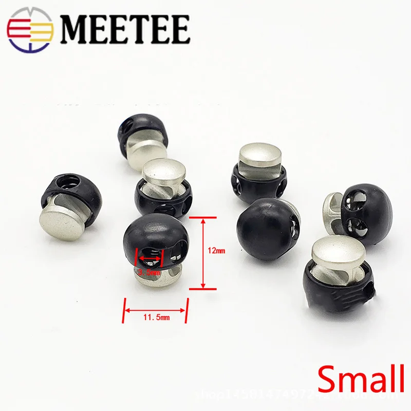 Meetee 20pcs Metal Stipper Spring Cord Lock Buckle Hat Adjustment End Snap Hook DIY Clothing Decoration Button Accessories | Дом и сад