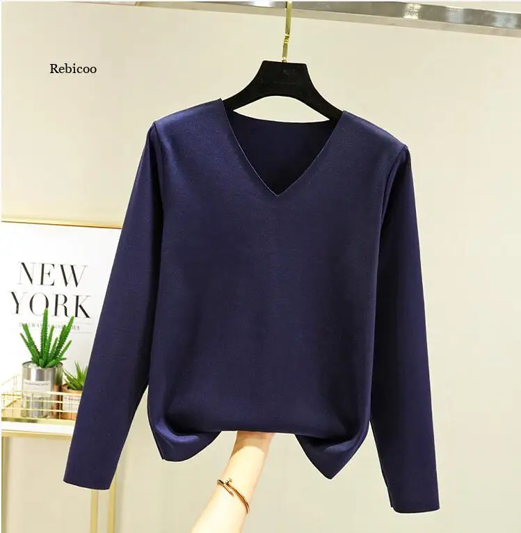 Супертеплые пушистые норковые кашемировые мягкие меховые свитера с V-образным