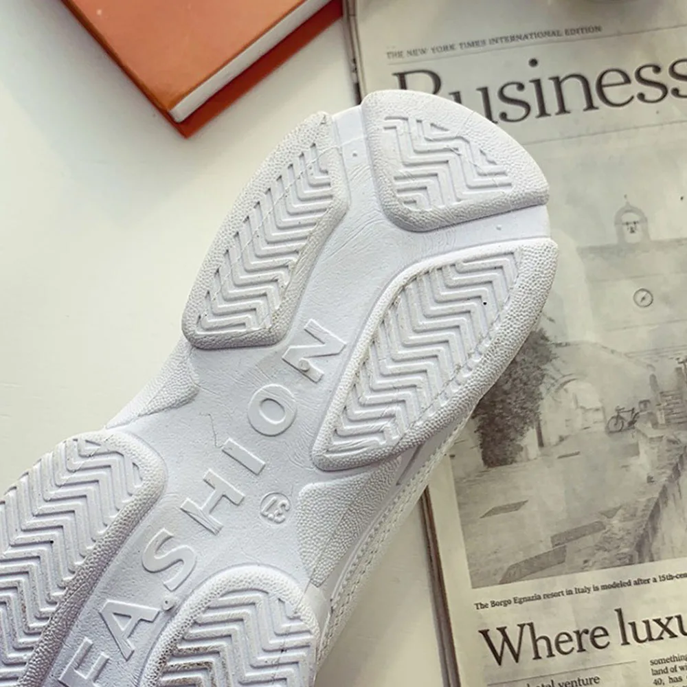 Женские кроссовки на танкетке удобная повседневная обувь массивной платформе