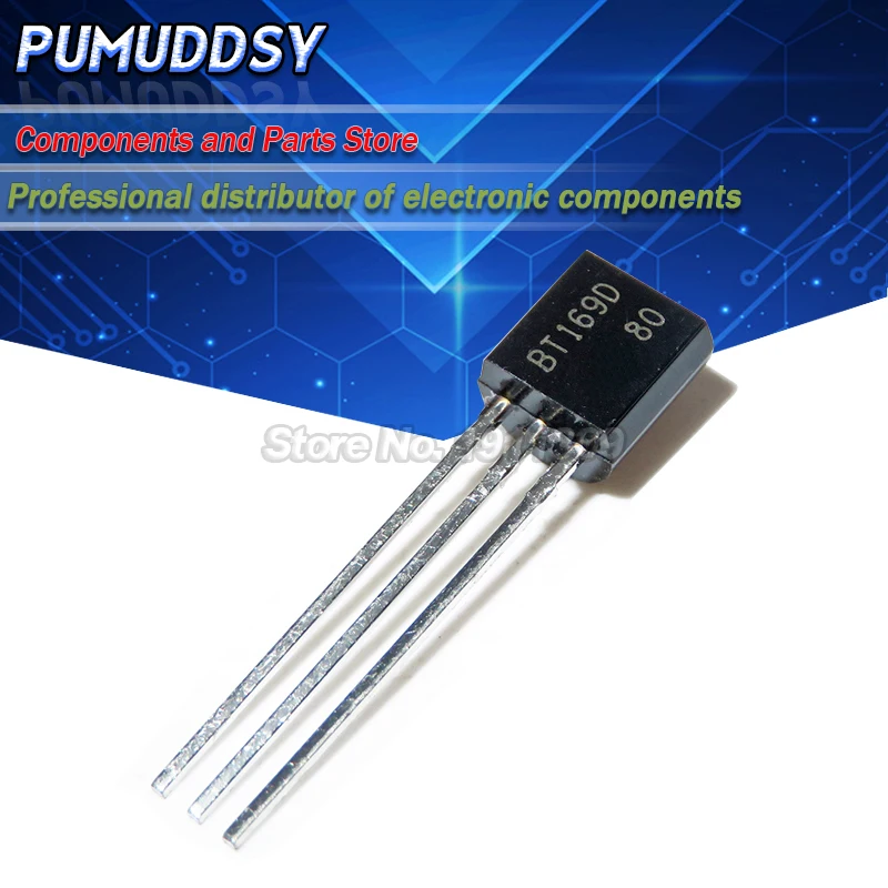 50 шт. BT169D BT169 TO-92 Triacs Тиристор SCR 400 В 9A 3-контактный SPT IC | Электронные компоненты и