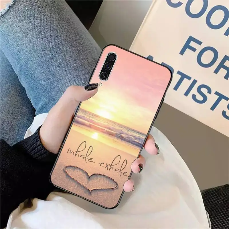 

Summer Beach Relax Starfish Ocean Sun Phone Case For Samsung galaxy S 9 10 20 A 10 21 30 31 40 50 51 71 s note 20 j 4 2018 plus