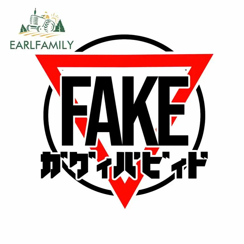 EARLFAMILY 13cm x 12.6cm для поддельных JDM Креативных автомобильных наклеек Graffiti Stickers Scratch-proof Body Bumper Camper VAN Decal.