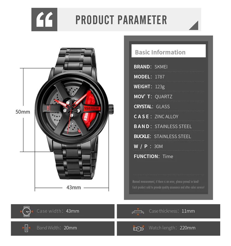 

Top SKMEI Brand Watch Quartz Fashion Casual Watches Leather 30m Waterproof Watch Birthday Gift Wristwatch Mens Clock 1787 New