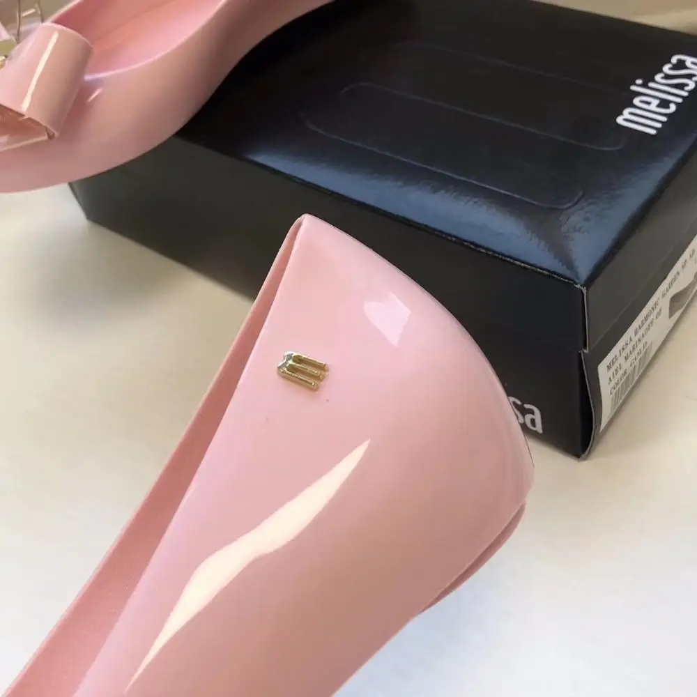 Новинка 2021 женские ультралегкие сандалии Melissa на плоской подошве Брендовые желе