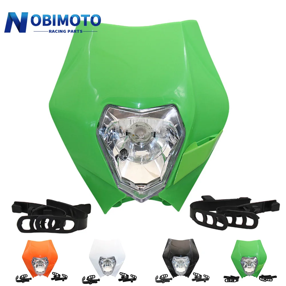 

Motorcycle Universal Headlight H4 Headlamp Light for EXC SX XC XCW XCF XCFW EXCF SMR SXF Front Lamp Mask 2012-2019 Lighting