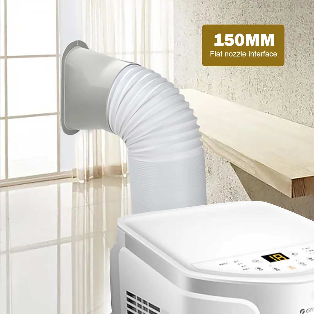 

Portable Air Conditioner Window Pipe Interface Exhaust Hose Connector Plastic Adaptor for Mobile Air Conditioner Vents