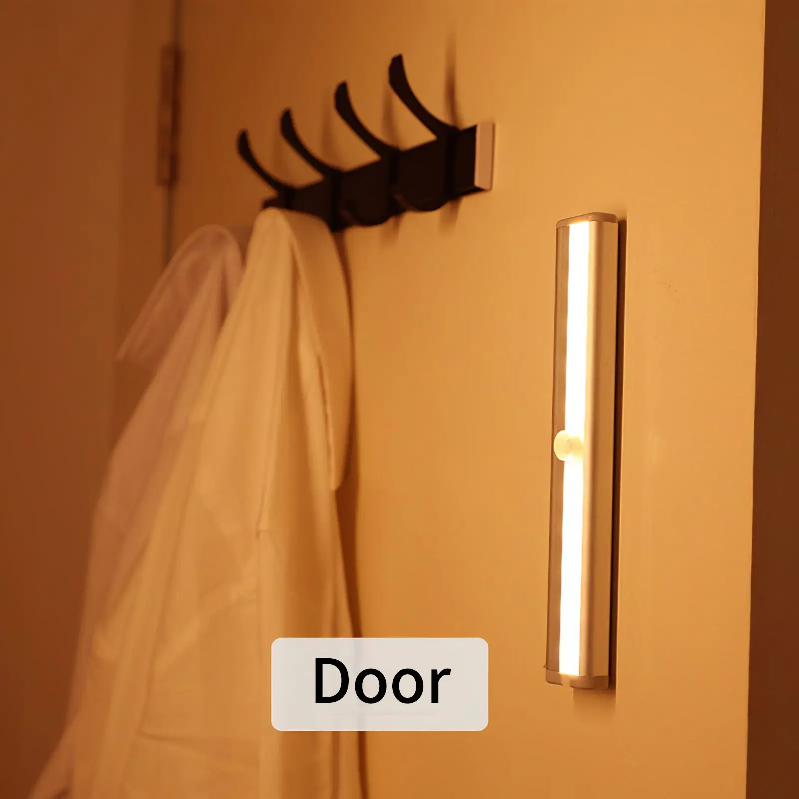 

Ночник LemonBest с датчиком движения, светильник с магнитной подсветкой для спальни, прикроватная лампа с аккумулятором