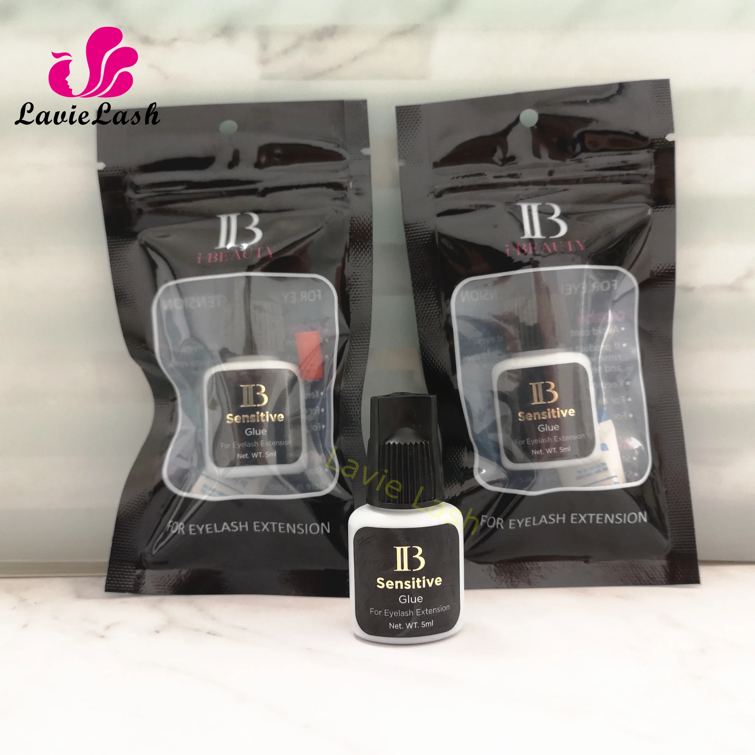 2 бутылки/партия клей чувствительный IB Быстросохнущий индивидуальный для