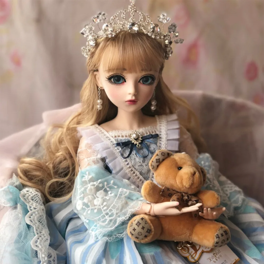 Куклы для девочек SD 60 см куклы BJD с платьем парики обувь игрушки красоты макияж 100%