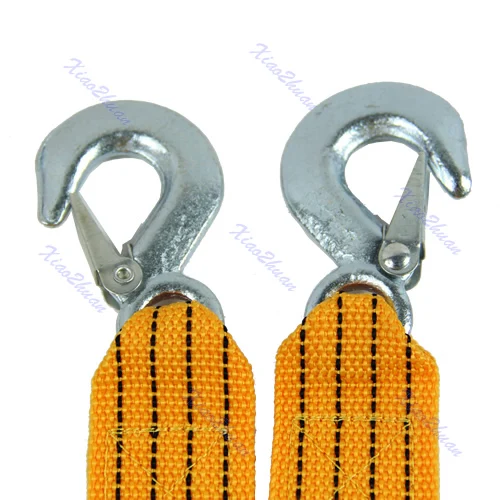Car Van 4M 3 Tons Tow Towing Pull Rope Strap Hooks Heavy Duty Road Recovery New | Автомобили и мотоциклы