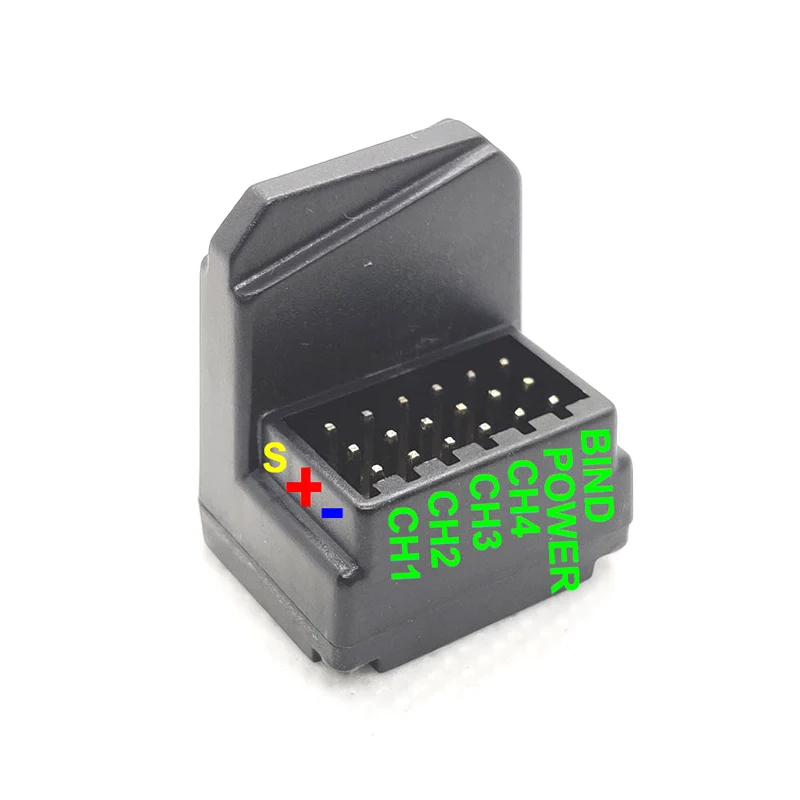 Receptor para Sanwa DasMikro FH3 FH4, superficie de 4 canales, Compatible con piezas de coche de carreras RC-0