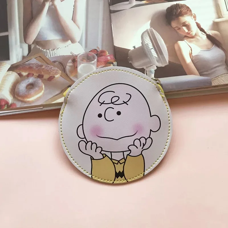 05 Peanuts Rogue Dog милый мультяшный Kawaii кошелек для мелочи из искусственной кожи тонкий мини кошелек для монет маленький ключ кошелек нулевой кошелек защелки сумки для гарнитур - Цвет: 05