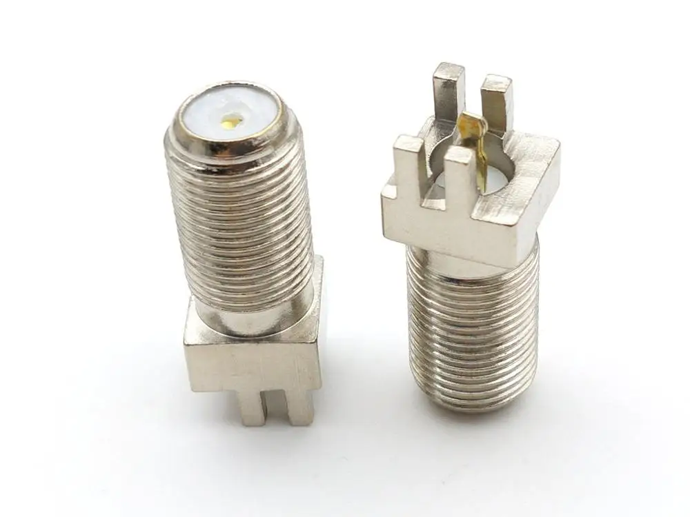 100 шт. Латунный разъем F гнездовой для пайки кромка 1 6 мм зажим монтажа печатной