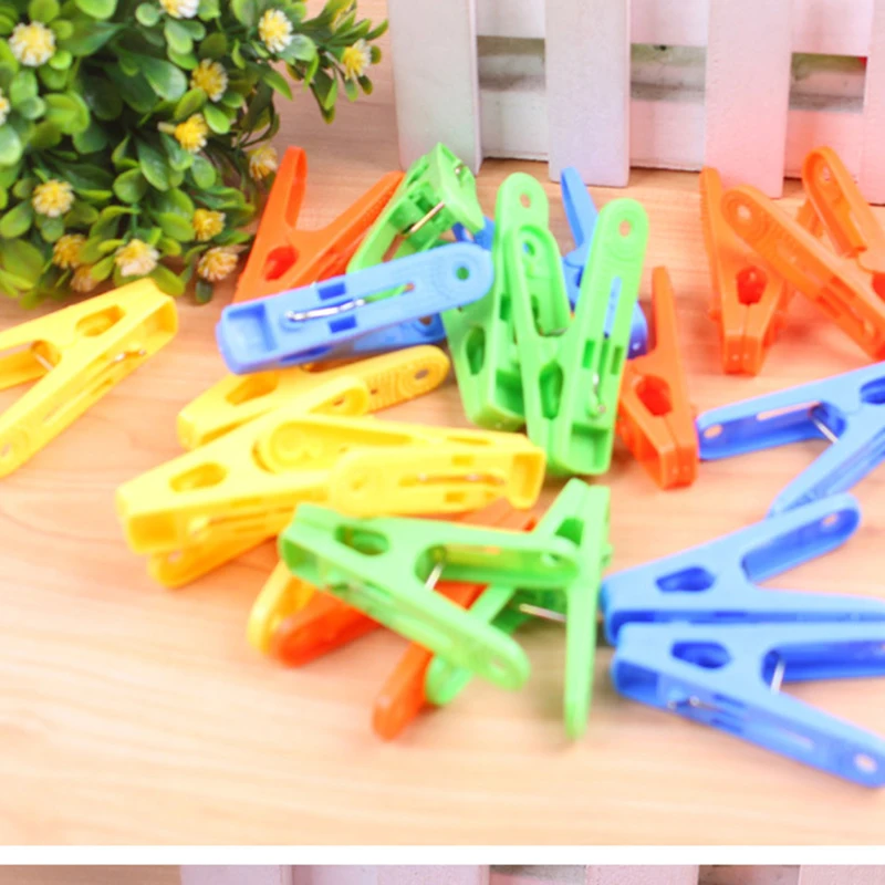 Новинка 20 шт./лот сверхпрочные прищепки для одежды пластиковые вешалки белья
