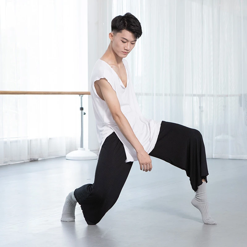 Мужская рубашка с V-образным вырезом для латиноамериканских танцев |