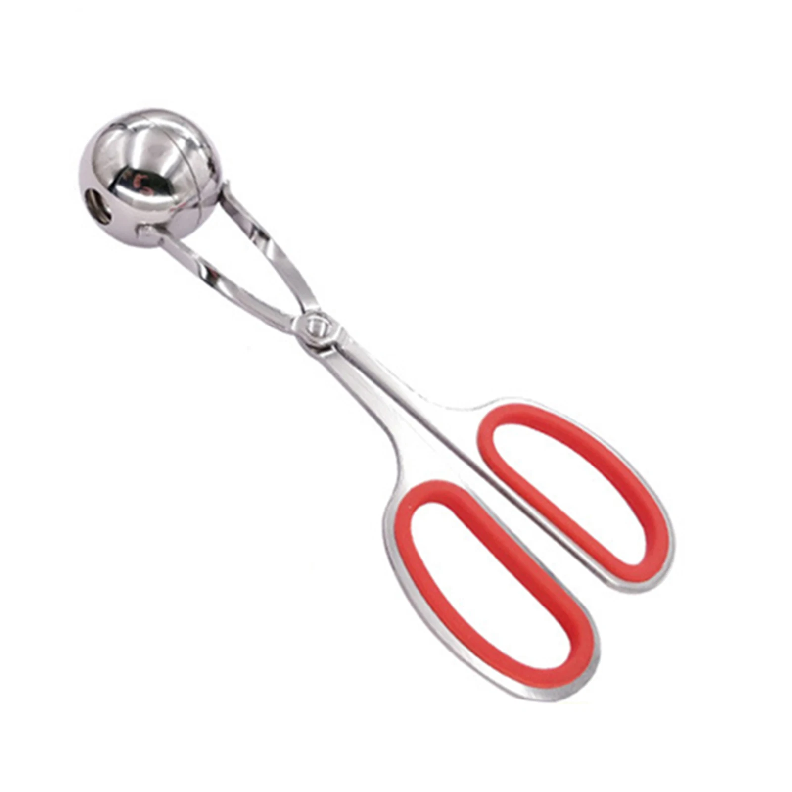 

Meat Baller Non-Stick Meatball Maker with Anti-Slip Rubber Handles Stainless Steel Meat Baller Tongs Cooking Tool FBS889