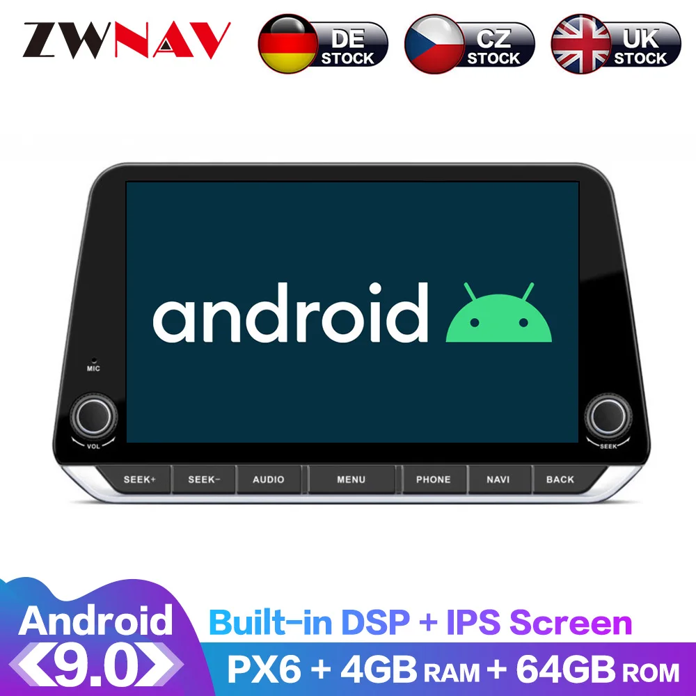 Для NISSAN Teana 2019 2020 Android 10 4 + 128G IPS экран PX6 DSP автомобильный DVD GPS мультимедийный плеер
