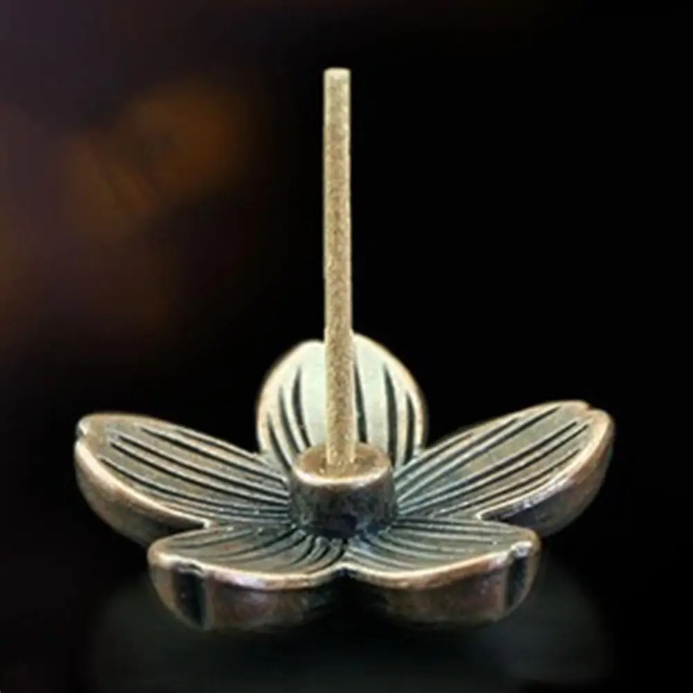 

Durable Alloy Sakura Blossom Shape Incense Stick Burners Holder Cherry Blossom Flower Censer Exquisite Home Decoration